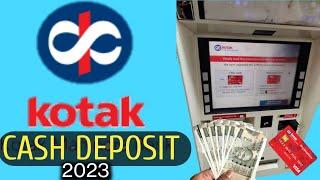 Kotak ATM Cash Deposit | Paise  Kaise Dale Kotak Bank ATM Machine me |