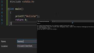 How to Create and Run C Projects In Visual Studio (Simple)