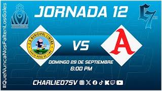 LIMEÑO  vs  ALIANZA !  APERTURA 2024  ! JORNADA 12  ! EL SALVADOR! EN VIVO!