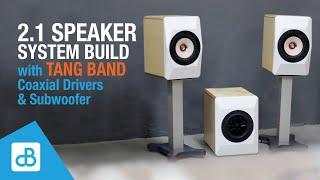 Building a 8" Coaxial Stereo Speaker & Subwoofer System with Tang Band - by SoundBlab