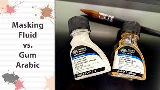 What's the Difference Between Masking Fluid & Gum Arabic