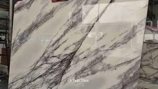 New York White Marble,Lilac white marble Slab and Tile