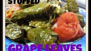 Warak Enab- Stuffed Grape Leaves Made Easy