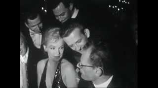 Marilyn Monroe Rare Footage And interview Paris Ball 1957