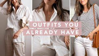 Classic Summer Capsule Outfits, Outfits You Already Have | by Erin Elizabeth