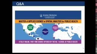 MAS in Spatial Analysis for Public Health Virtual Open House on June 14 2016
