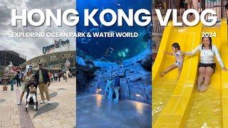 HONG KONG VLOG  Let's Explore Ocean Park & Water World  Sobrang nag-enjoy kami dito | We The TZN