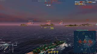 World of Warships-Belfast-Trident-146k damage