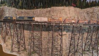 Ken Poznaniack's Incredible HO Railroad!