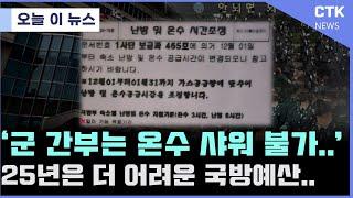 2024년인데 아직도 온수샤워가 불가능한 직업군인 현 상황 ;;