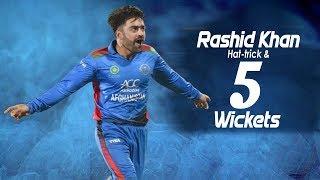 Rashid Khan's Amazing Hat-trick & five wicket haul |3rd T20 |Afghanistan vs Ireland in India 2019