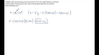 1D Motion: Constant Acceleration. Level 1, Example 1