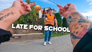 LATE FOR SCHOOL - Parkour POV