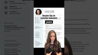 Read the full guide at OfficeDynamics.com. #resumetips #resumehelp #executiveassistant