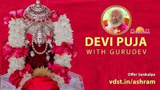 Devi Puja with Gurudev | 30 August 2024 | Live From VDS Bangalore Ashram