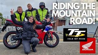 Riding the 2024 Honda CBR600RR on the Isle of Man TT mountain course