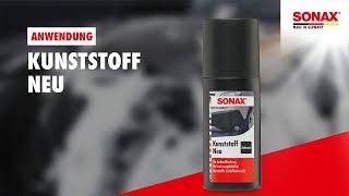 Anwendung SONAX Kunststoff Neu Schwarz