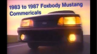 1983 to 1987 Mustang TV commercials. Have you driven a Ford lately?