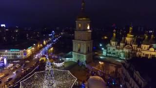 Sophia Square. Kiev. Aerial view.