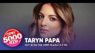 Taryn Papa Grand Ole Opry Outdoor Stage