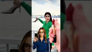 Lipstick vs heel - Too late  Reaction #shorts #trending #viral