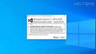 How to Download and Install Visual Studio C++ 2019 Redistributable for OBS Studio