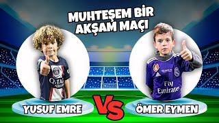 AKŞAM MAÇINDA ÖMER EYMEN İLE YUSUF EMRE PERFORMANSLARIYLA GÖZ DOLDURDU | JUNIORS FOOTBALL MATCH