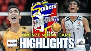 Savouge VS FEU - Bronze Medal Game Highlights | Spikers' Turf Invitational Conference 2024