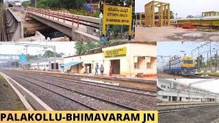 || Palakollu To Bhimavaram jn Dobuling Cum Electrification Works||December-2021||Manoj rail info||