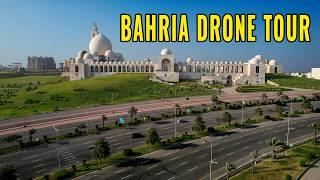 Bahria Town Karachi Main Gate to Eiffel Tower - Drone View - With Urdu Voice Over