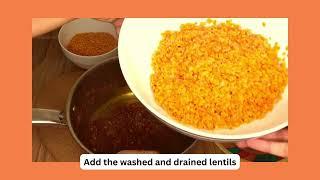  Authentic 6-Minute Misir Wot Recipe | Easy Restaurant Ethiopian Lentil Sauce | የምስር ቀይ ወጥ አሰራር 