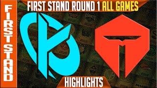 EU LEC vs LPL Highlights KC vs TES ALL GAMES | First Stand Day 3 2025 | Karmine Corp vs TOP Esports