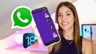 Así FUNCIONA Whatsapp con iOS 18 y 5 TRUCOS Secretos 2024