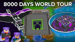 World Tour Of 8000 DAYS Minecraft Survival World