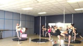 Katie Henry spin city intermediate pole class assessment