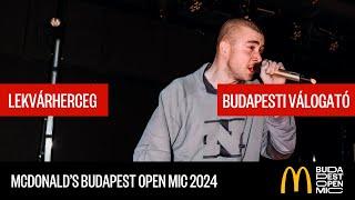 McDonald's Budapest Open Mic válogató – Budapest // lekvárherceg: Puncs