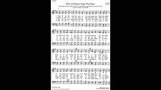 122. God, All Nature Sings Thy Glory, Trinity Hymnal