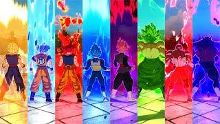 Dragon Ball Sparking Zero - All Character Fusions and Transformations (4K 60fps)