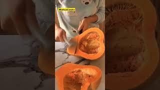 برش کدو حلوایی how to cut pumpkin