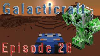 GalactiCraft 28 | Minecraft In Space! | Giant 3 Headed Creeper Boss!!