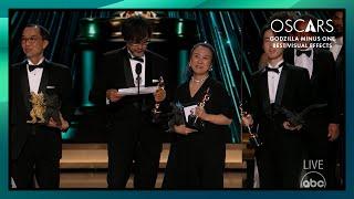 'Godzilla Minus One' Wins Best Visual Effects | 96th Oscars (2024)