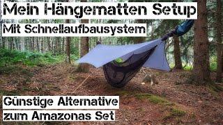 Mein Hängematten Sommer Setup mit Schnellaufbausystem | günstige Alternative zum Amazonas Set