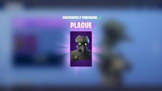 Fortnite | Buying NEW PLAGUE SKIN (Gameplay)