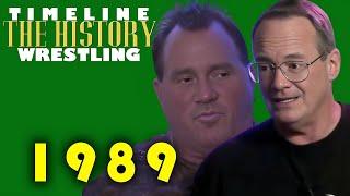 TIMELINE Wrestling | 1989 | Brutus "The Barber" Beefcake (WWF) & Jim Cornette (WCW)