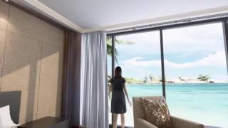 Motorized Curtain controlled by Remote Control or hand