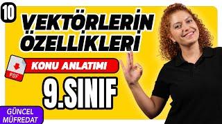 VEKTÖRLERİN ÖZELLİKLERİ VE TOPLANMASI 9.SINIF FİZİK 2.ÜNİTE 10. Ders  YENİ MÜFREDAT 2025