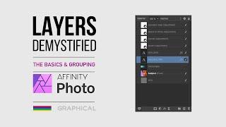 Affinity Photo - LAYERS DEMYSTIFIED: The basics & grouping - A MUST see video for new Affinity users