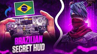 BRAZILIAN SECRET CUSTOM HUD FASTEST 3 FINGER HUD | 3 FINGER SUPER MOVEMENT CUSTOM HUD | MALIK FF