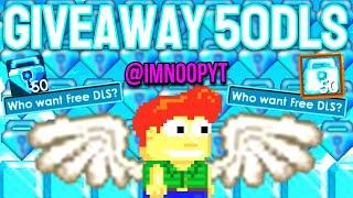 50 DL GIVEAWAY! (FREE DLS!) Growtopia Giveaway 2022