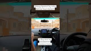 350sqy Sports City Villas Bahria Town Karachi Luxury Lifestyle